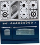 ILVE PN-120V-MP Blue Kitchen Stove, type of oven: electric, type of hob: combined
