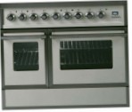 ILVE QDC-90VW-MP Antique white Estufa de la cocina, tipo de horno: eléctrico, tipo de encimera: conjunto