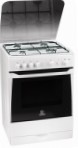 Indesit KN 6G210 (W) Кухонна плита, тип духової шафи: газова, тип вручений панелі: газова