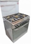 Fresh 80x55 ITALIANO st.st. Kompor dapur, jenis oven: gas, jenis hob: gas