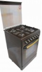Fresh 55х55 FORNO brown Kompor dapur, jenis oven: gas, jenis hob: gas