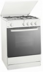 Zanussi ZCG 661 GW Kompor dapur, jenis oven: gas, jenis hob: gas