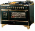 ILVE M-120B6-VG Green Kitchen Stove, type of oven: gas, type of hob: combined