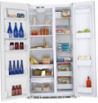 General Electric GSE24KBBAFWW Køleskab køleskab med fryser