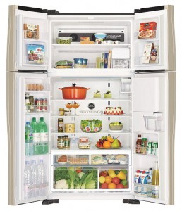katangian Refrigerator Hitachi R-W722PU1GGR larawan