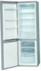 Bomann KG181 silver Fridge refrigerator with freezer