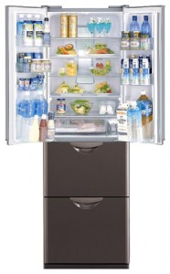 Charakteristik Kühlschrank Hitachi R-S37WVPUTD Foto
