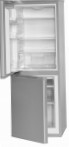 Bomann KG179 silver Frigo réfrigérateur avec congélateur