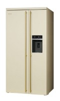 Charakteristik Kühlschrank Smeg SBS8004P Foto