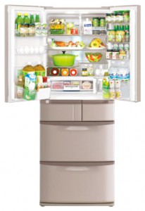 Charakteristik Kühlschrank Hitachi R-SF57AMUT Foto