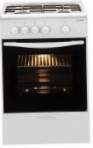 BEKO CSG 52010 GW Kitchen Stove, type of oven: gas, type of hob: gas