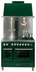 características Estufa de la cocina ILVE MTD-100S-MP Green Foto