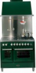 ILVE MTD-100S-MP Green موقد المطبخ, نوع الفرن: كهربائي, نوع الموقد: غاز