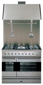 características Fogão de Cozinha ILVE PD-90R-VG Stainless-Steel Foto