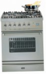 ILVE T-60W-MP Stainless-Steel Kitchen Stove, type of oven: electric, type of hob: gas