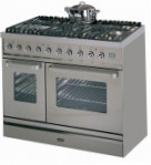 ILVE TD-90W-MP Stainless-Steel Kitchen Stove, type of oven: electric, type of hob: gas