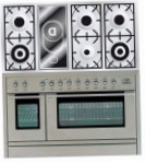 ILVE PSL-120V-VG Stainless-Steel Kompor dapur, jenis oven: gas, jenis hob: gabungan