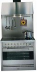 ILVE PE-90L-MP Stainless-Steel Stufa di Cucina, tipo di forno: elettrico, tipo di piano cottura: elettrico