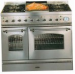 ILVE PD-90FN-MP Stainless-Steel Stufa di Cucina, tipo di forno: elettrico, tipo di piano cottura: gas