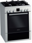 Bosch HGV74X456T štedilnik, Vrsta pečice: električni, Vrsta kuhališča: plin