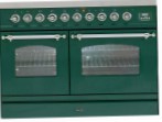 ILVE PDNI-100-MP Green Кухненската Печка, тип на фурна: електрически, вид котлони: електрически