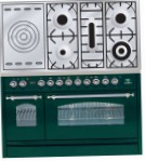 ILVE PN-120S-MP Green Kitchen Stove, type of oven: electric, type of hob: gas