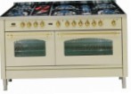 ILVE PN-150B-VG Antique white موقد المطبخ, نوع الفرن: غاز, نوع الموقد: مجموع