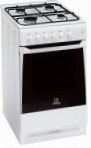 Indesit KN 3G10 SA(W) Virtuvės viryklė, tipo orkaitės: elektros, tipo kaitlentės: dujos