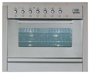características Estufa de la cocina ILVE PW-90V-MP Stainless-Steel Foto