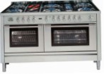 ILVE PL-150B-VG Stainless-Steel 厨房炉灶, 烘箱类型: 气体, 滚刀式: 结合