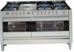 ILVE PF-150S-VG Stainless-Steel Kitchen Stove, type of oven: gas, type of hob: gas