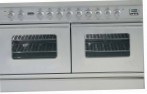 ILVE PDW-120S-MP Stainless-Steel Kitchen Stove, type of oven: electric, type of hob: gas