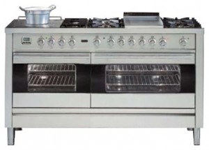 características Estufa de la cocina ILVE PF-150FS-VG Stainless-Steel Foto