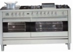 ILVE PF-150FS-VG Stainless-Steel Fornuis, type oven: gas, type kookplaat: gas