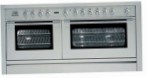 ILVE PL-150S-MP Stainless-Steel Dapur, jenis ketuhar: elektrik, jenis hob: gas