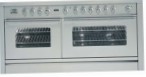ILVE PW-150B-MP Stainless-Steel Fornuis, type oven: elektrisch, type kookplaat: gas