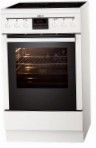 AEG 47055VD-WN Кухонная плита, тип духового шкафа: электрическая, тип варочной панели: электрическая