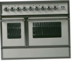 ILVE QDC-90W-MP Antique white موقد المطبخ, نوع الفرن: كهربائي, نوع الموقد: غاز