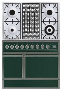 характеристики Кухонная плита ILVE QDC-90B-MP Green Фото