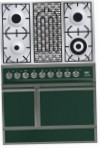 ILVE QDC-90B-MP Green Кухонная плита, тип духового шкафа: электрическая, тип варочной панели: комбинированная