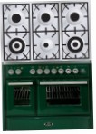 ILVE MTD-1006D-MP Green Kompor dapur, jenis oven: listrik, jenis hob: gas