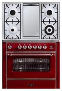 مشخصات اجاق آشپزخانه ILVE M-90FD-MP Red عکس