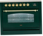 ILVE PN-90-MP Green Kitchen Stove, type of oven: electric, type of hob: gas