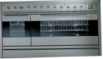 ILVE P-1207-MP Stainless-Steel Kompor dapur, jenis oven: listrik, jenis hob: gas
