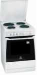 Indesit KN 6E11A (W) Estufa de la cocina, tipo de horno: eléctrico, tipo de encimera: eléctrico