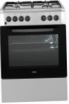 BEKO CSE 62110 DX Fornuis, type oven: elektrisch, type kookplaat: gas