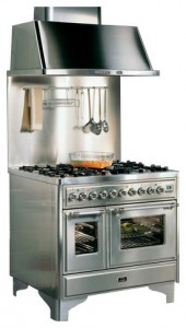 características Estufa de la cocina ILVE MD-1006-MP Stainless-Steel Foto