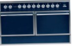 ILVE QDC-1207-MP Blue Kitchen Stove, type of oven: electric, type of hob: gas