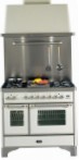 ILVE MD-100F-MP Antique white Stufa di Cucina, tipo di forno: elettrico, tipo di piano cottura: gas