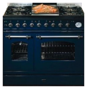 características Estufa de la cocina ILVE PD-90FN-MP Blue Foto